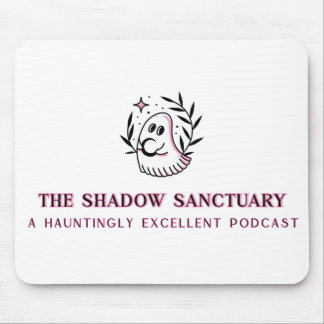 Mouse Pad With Pink and Black Full Logo