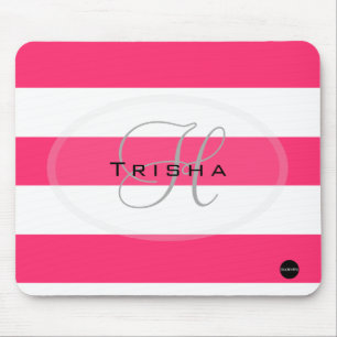 Mouse Pad with Your Name HAMbyWG - Pink