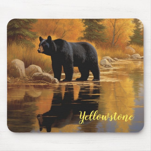 Mouse Pad-Yellowstone Bear Mouse Pad (Front)