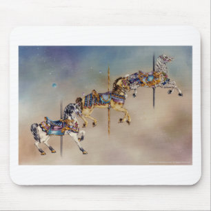 Mouse pads - Three Carousel Horses