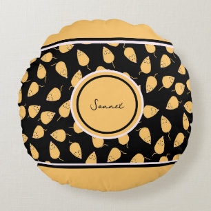 Mouse pattern round cushion
