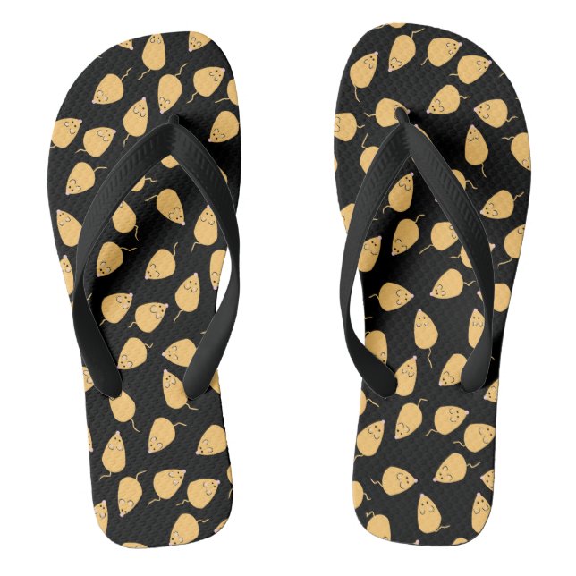 Mouse pattern thongs (Footbed)