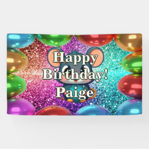 Mouse Personalised character birthday banner
