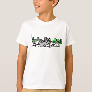 Mouse Playing In Shamrocks T-Shirt