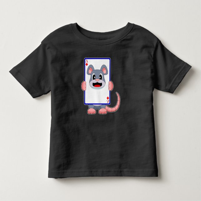 Mouse Poker Poker cards Toddler T-Shirt (Front)