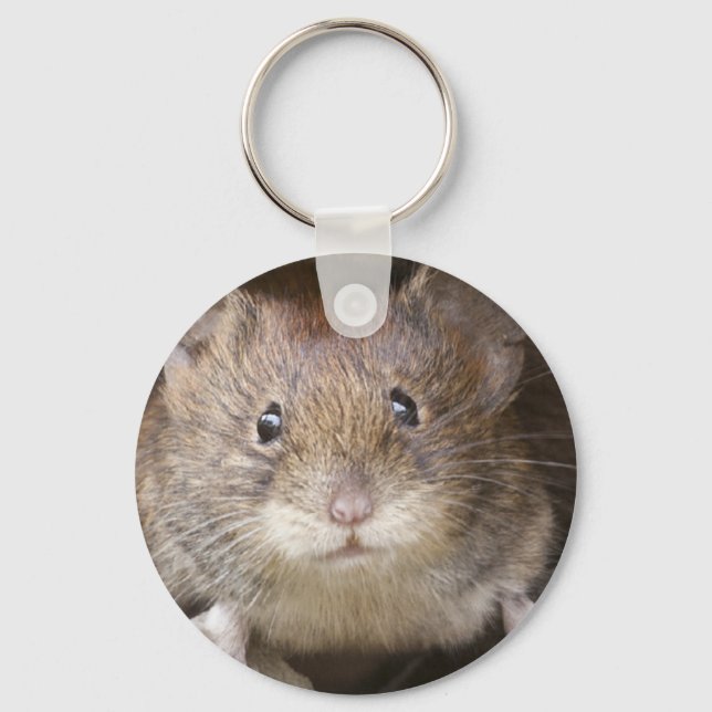 Mouse Portrait Key Ring (Front)
