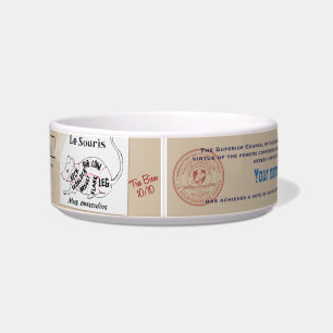 Mouse Preparation Diploma Cat Bowl Sourisseries