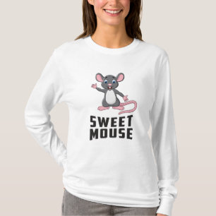 Mouse Rat Animal Cheese Love Pet Cute Funny Gift T-Shirt