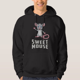 Mouse Rat Animal Cheese Love Pet Funny Gift Idea Hoodie