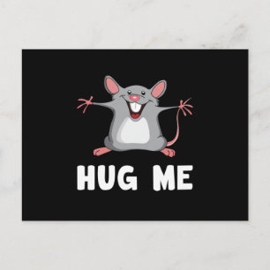Mouse Rat Animal Pet Cheese Love Funny Gift Idea Postcard