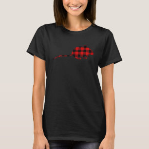 Mouse Red Buffalo Plaid Rodent Rat Matching Family T-Shirt