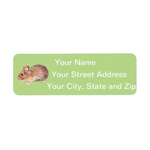 Mouse Return Address Label