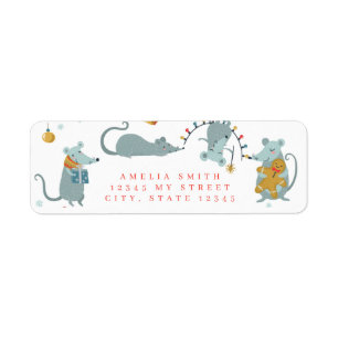 Mouse Return Address Label