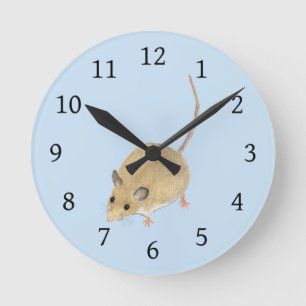 Mouse Round Clock