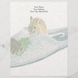 Mouse Slipper Custom Letterhead