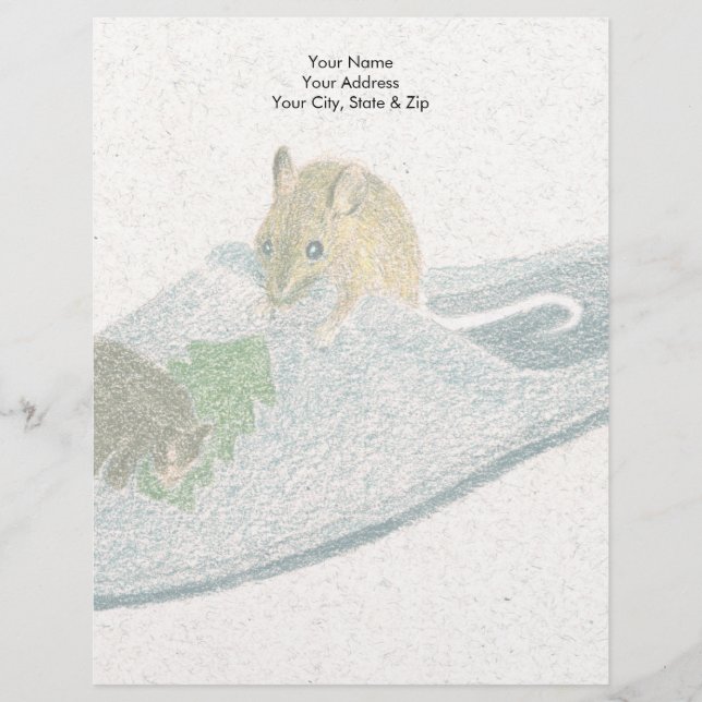 Mouse Slipper Custom Letterhead (Front)