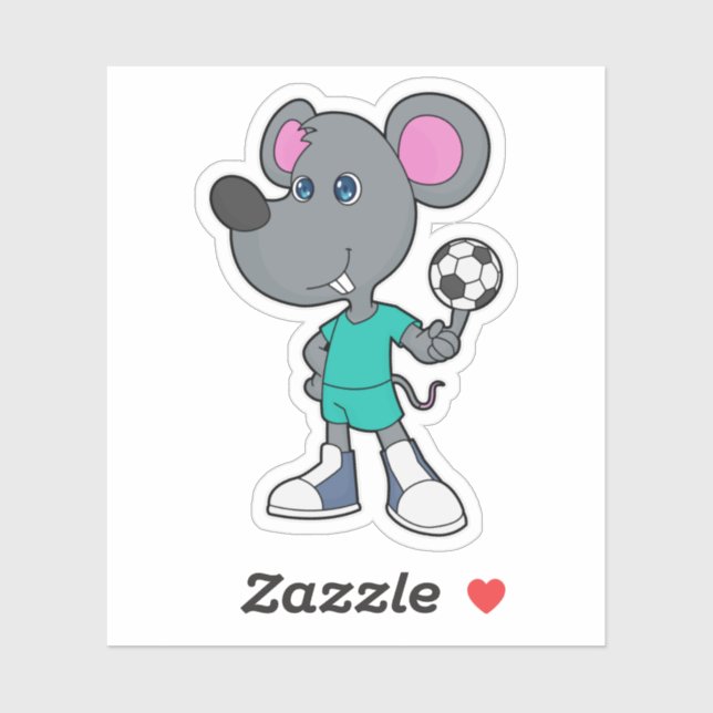 Mouse Soccer player Soccer (Sheet)