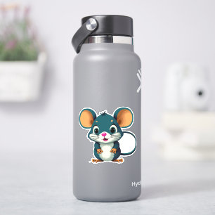 Mouse sticker for water bottle
