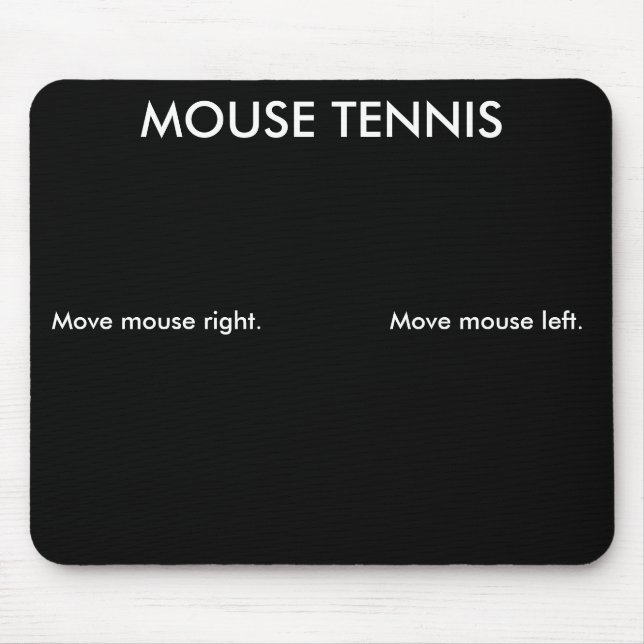 MOUSE TENNIS PAD (Front)