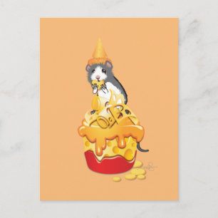 Mouse That Got The Cheese Postcard