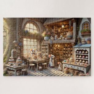 Mouse Tiny Tail Bakery Woodland Kitchen Jigsaw Puzzle