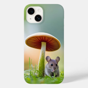 Mouse Under A Mushroom Case-Mate iPhone 14 Case