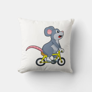Mouse with Bicycle Cushion