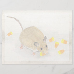 Mouse with Candy Corns