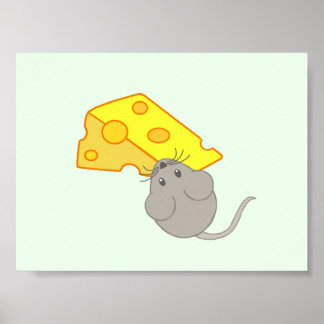 Mouse with Cheese Poster