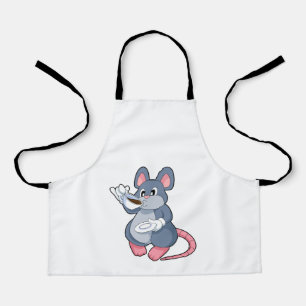 Mouse with Coffee Cup Apron