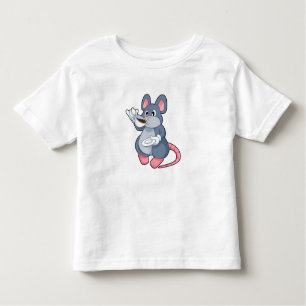 Mouse with Coffee Cup Toddler T-Shirt