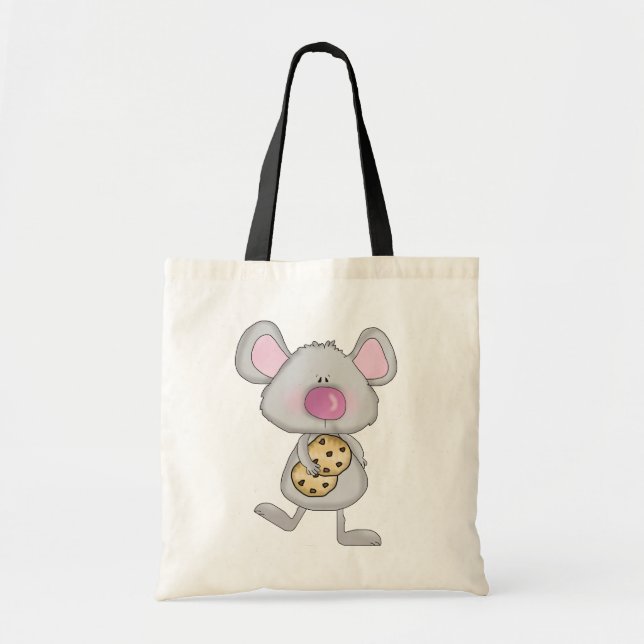 Mouse with Cookies Tshirts and Gifts Tote Bag (Front)