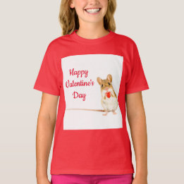 Mouse With Heart T-Shirt