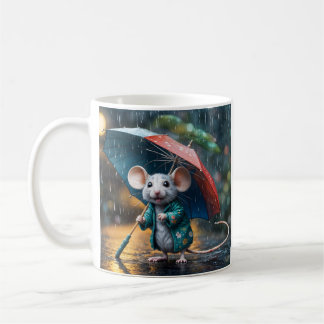 Mouse with screen Postcard Coffee Mug