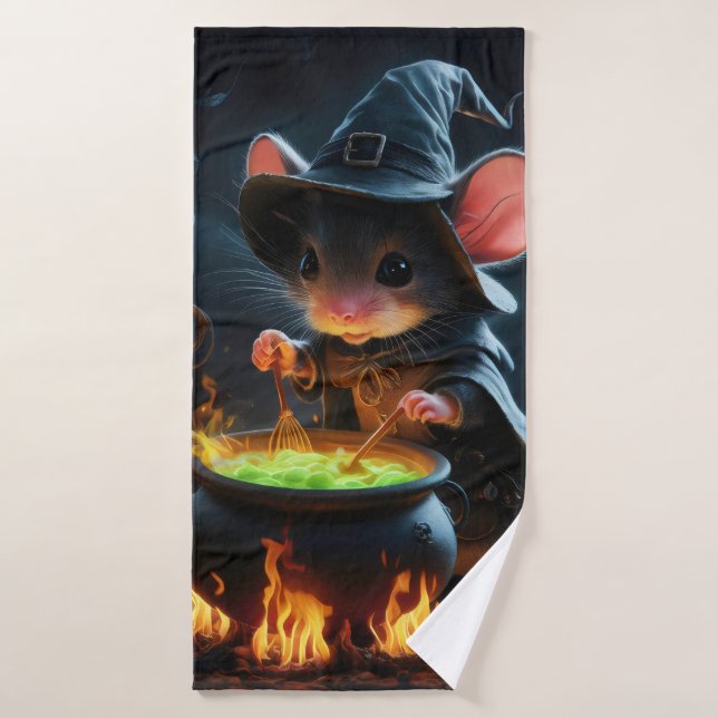 Mouse wizard. bath towel (Bath Towel)