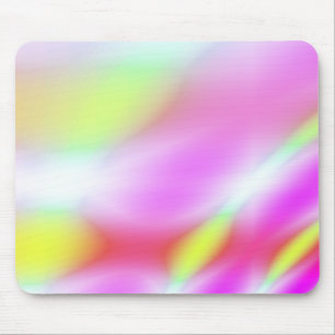 Mousemat Abstract Pastels, Cheerful Pink, Yellow
