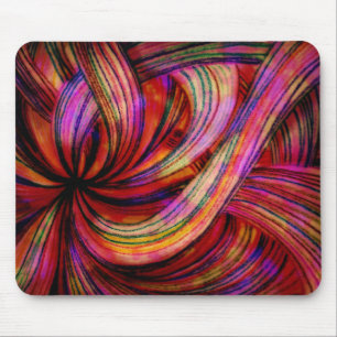 Mousemat Colourful Swirls Customisable