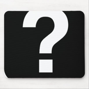 Mousemat, Question Mark Icon Punctuation Mouse Pad