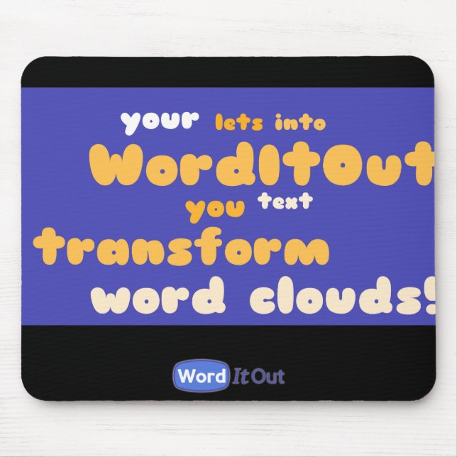 Mousemats: fitted layout mouse pad (Front)