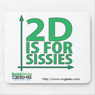 Mousepad - 2D For Sissies