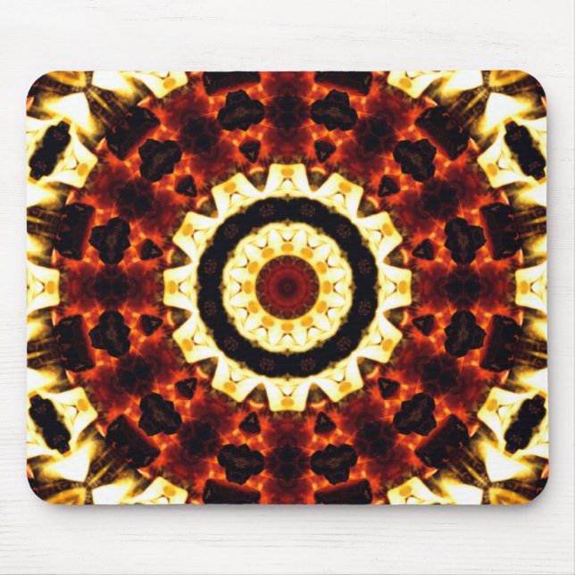 Mousepad Abstract Fire Lava Kscope Customise It! (Front)