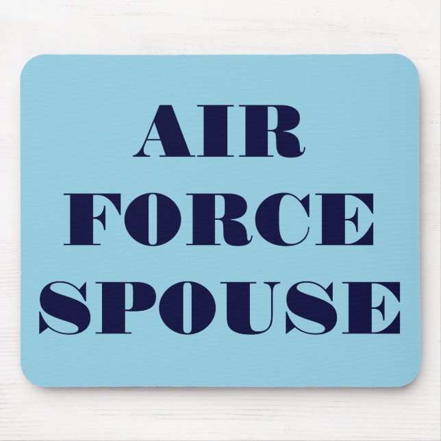 Mousepad Air Force Spouse (Front)