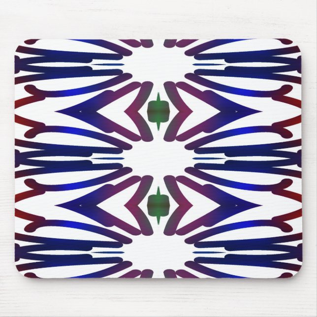 Mousepad, An elegant multicolor classic design Mou Mouse Pad (Front)