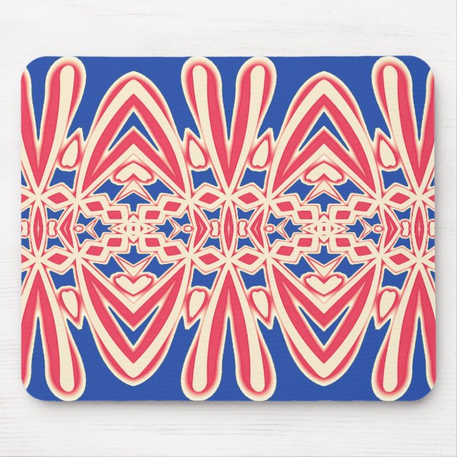 Mousepad, An elegant multicolor classic design Mou Mouse Pad (Front)
