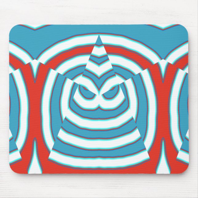 Mousepad, An elegant multicolor classic design Mou Mouse Pad (Front)
