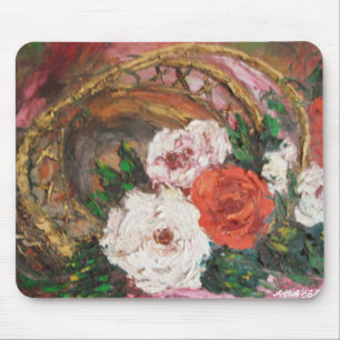 Mousepad Ann Hayes Painting Flower Basket