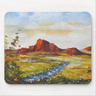 Mousepad Ann Hayes Painting Red Rock Canyan