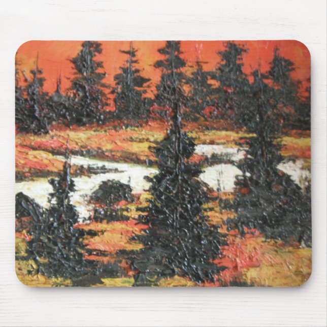 Mousepad Ann Hayes Painting Tree Delight (Front)