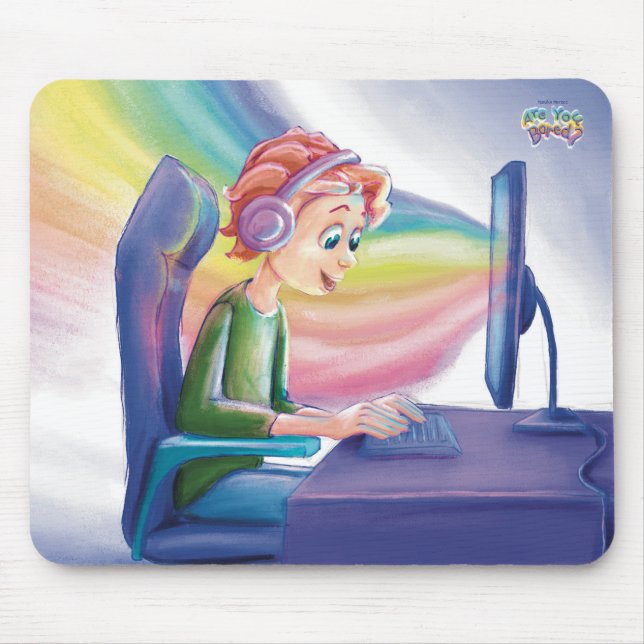 Mousepad - Are You Bored? (Front)
