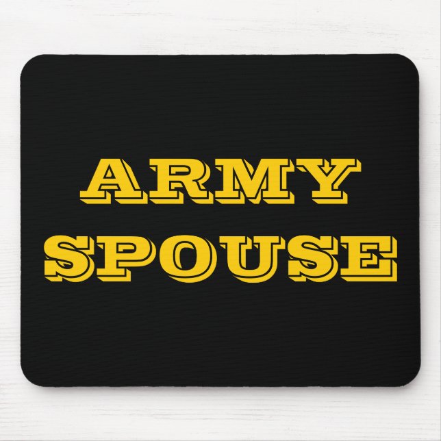 Mousepad Army Spouse (Front)